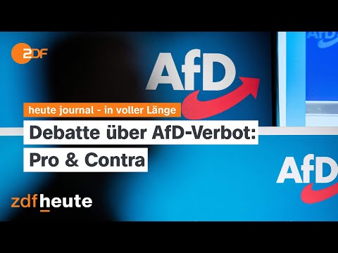 Video Thumbnail: heute journal vom 17.01.2024 AfD-Verbotsverfahren, Wintereinbruch, Angriffe Irans