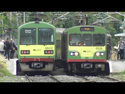 Irish Rail 8500 Class Dart Train 8602 - Howth Junction Station, Dublin