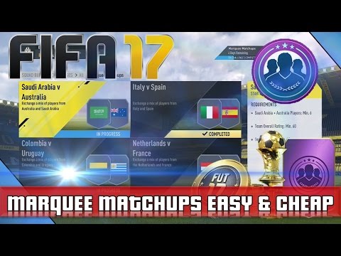 FIFA 17: How to complete the Marquee Matchups squad builder challenge EASY & CHEAP