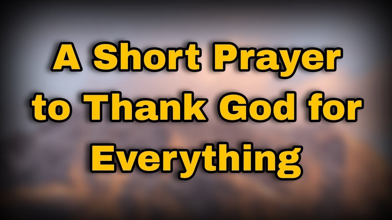Heavenly Father, Thank you for the love of my family and friends, who bring joy and laughter to my..