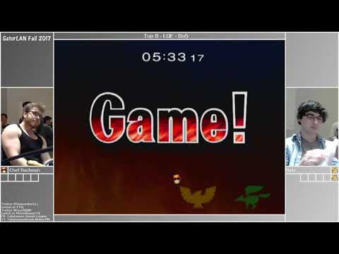 GatorLAN Fall2017 - Melee Top 8 - Chef Rach (CaptainFalcon) Vs. Ridz (Fox) - LQF
