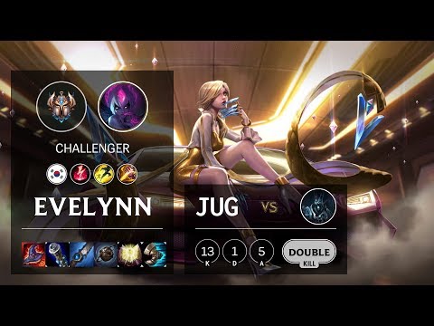 Evelynn Jungle vs Karthus - KR Challenger Patch 10.4