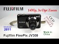 2011 Fujifilm FinePix JV300 CCD Digital Camera