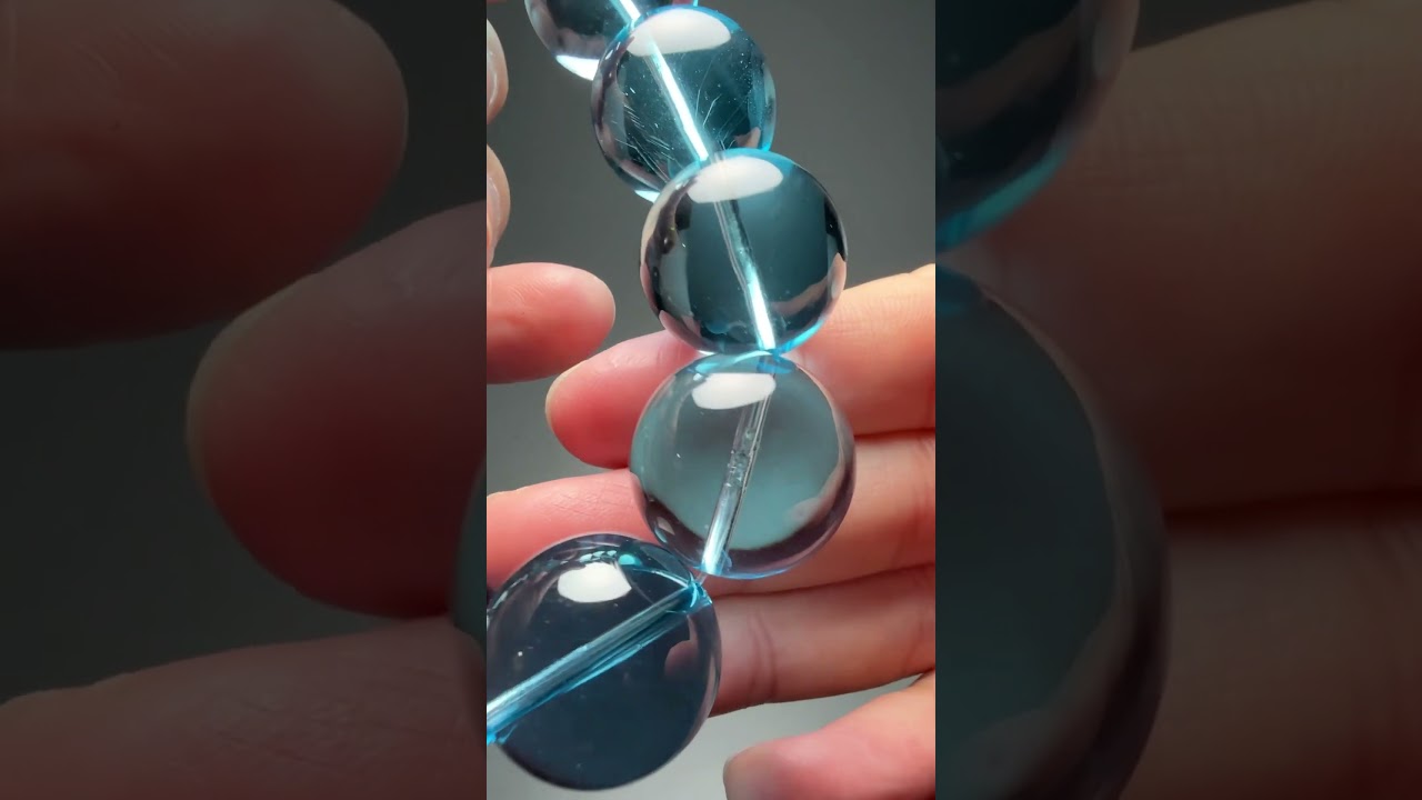 [プレミアム・超大玉]スイスブルートパーズブレスレット（約21mm大玉！）★現品動画あり-slide-youtube