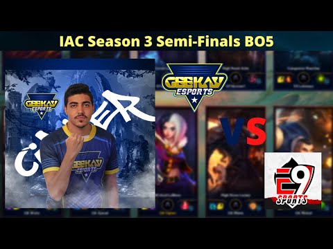 IAC Season 3 Semi-Finals BO5 Highlights | GK vs. E9 | Cipher's POV | League of Legends