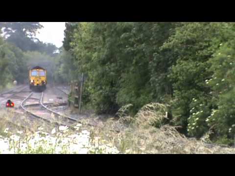 66528 6C66 Moorswater - Westbury Cement Works @ Venton 18.06.12
