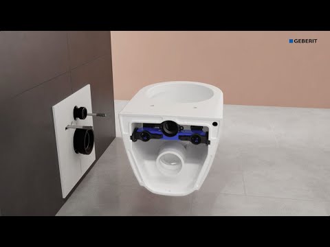 Vägghängd Duschtoalett Geberit Acanto TurboFlush