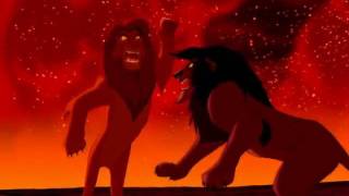 The Lion King - Battle of Pride Rock - Simba Confronts Scar Original Broadway Version