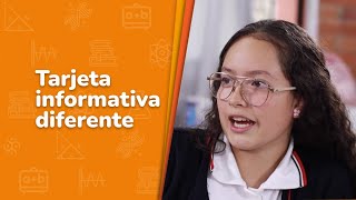 Tarjeta informativa diferente