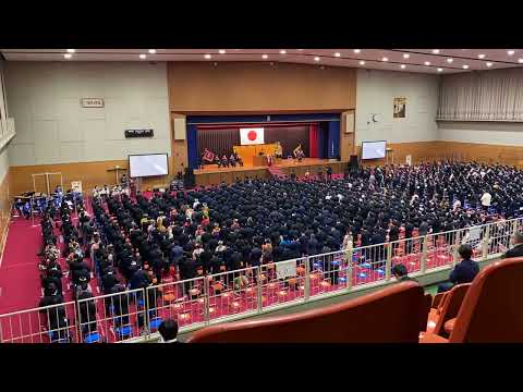 2021年度学位記授与式（タイムラプス動画）