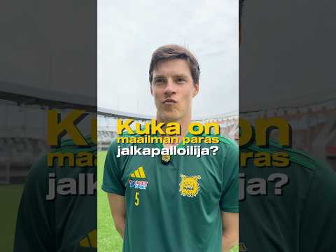 ”Vitsi tää on paha” 😳 Kuka on sun mielestä maailman paras jalkapalloilija?🧐 #ilves #jalkapallo