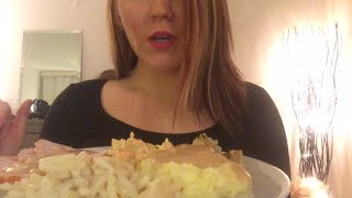 "Thanksgiving Day" Dinner ~ ASMR Relaxing Eating Sounds