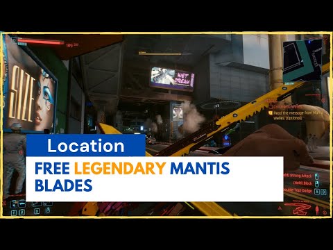 Cyberpunk 2077 -  Free Legendary Mantis Blades