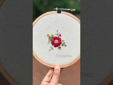 Cute Satin Flower Embroidery ♥️