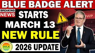 🚨 UK ALERT: Blue Badge Parking Rules Change This Friday (March 13) – Drivers Must Know