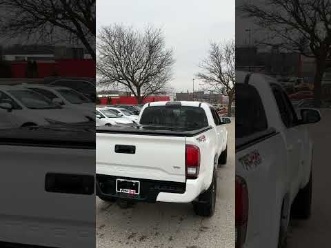 2019 Toyota Tacoma 4x4 Double Cab V6 Auto SR5 in White for sale at Forbes Waterloo Toyota in Waterloo, ON