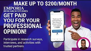 Get Paid $200/Month for Your Opinion! (Emporia Research Studies Review)