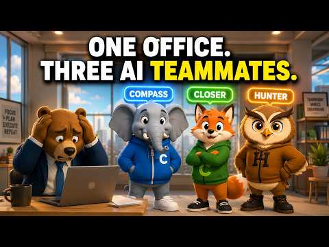 Three AI teammates