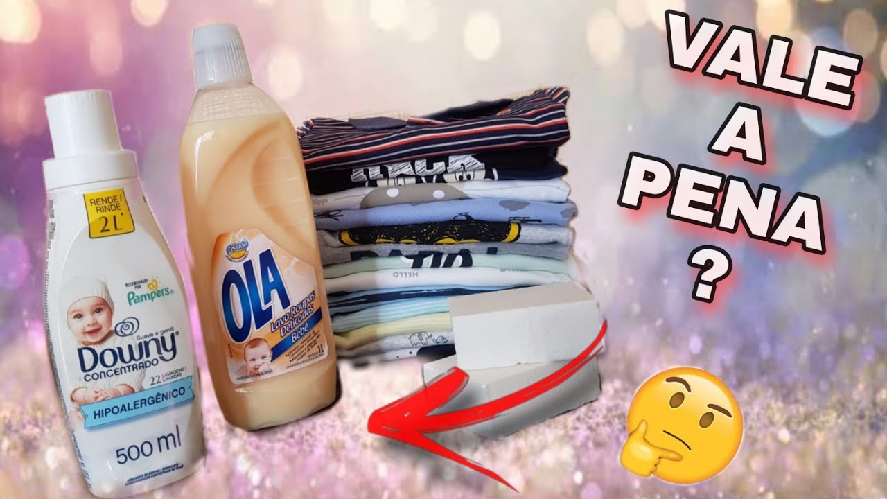 O QUE USAR PARA LAVAR ROUPAS DE BEBÊ