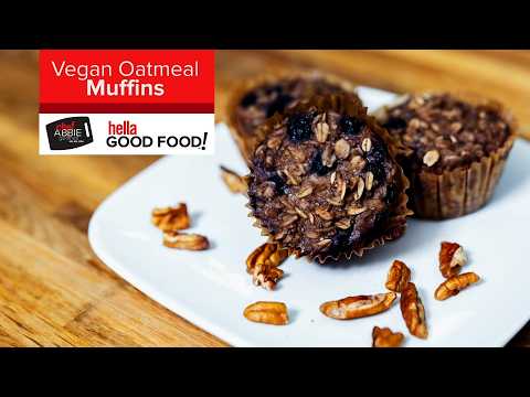 Vegan Oatmeal Muffins