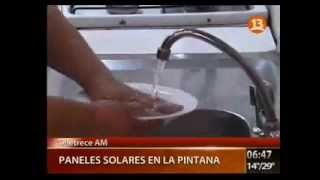 preview picture of video 'Paneles Solares, La Pintana canal 13'