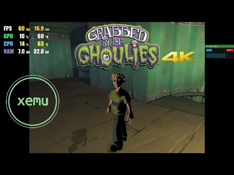 XEMU 0.5.1 | Grabbed by the Ghoulies 4K UHD | Xbox Emulator Gameplay