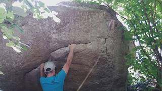 Video thumbnail of Hugo frais, 6a. Targasonne