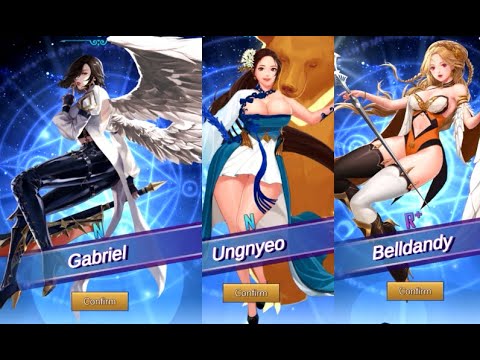 Idle Angels Rpg - First Impression Gameplay Review - Summoned Gabriel Ungnyeo Belldandy - Android - YouTube