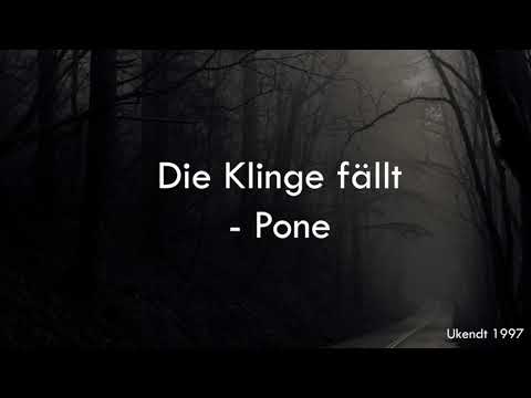 Pone - Die Klinge fällt [Lyrics]