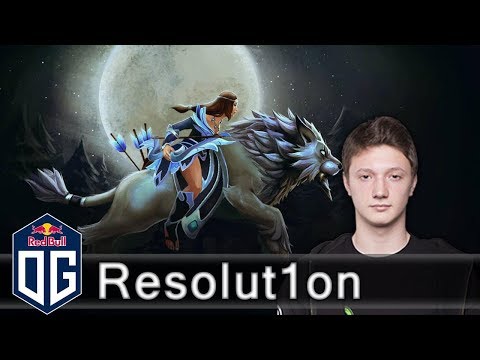 OG.Resolut1on Mirana Gameplay - Faceit League - OG Dota 2.