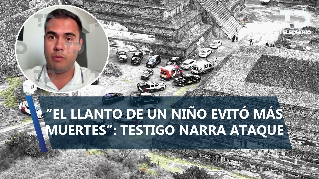 Rehén de tirador en Teotihuacan nos cuenta que Julio César se puso a cantar en el ataque