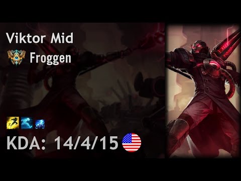 Viktor Mid vs Cassiopeia - Froggen - NA Challenger Patch 6.21