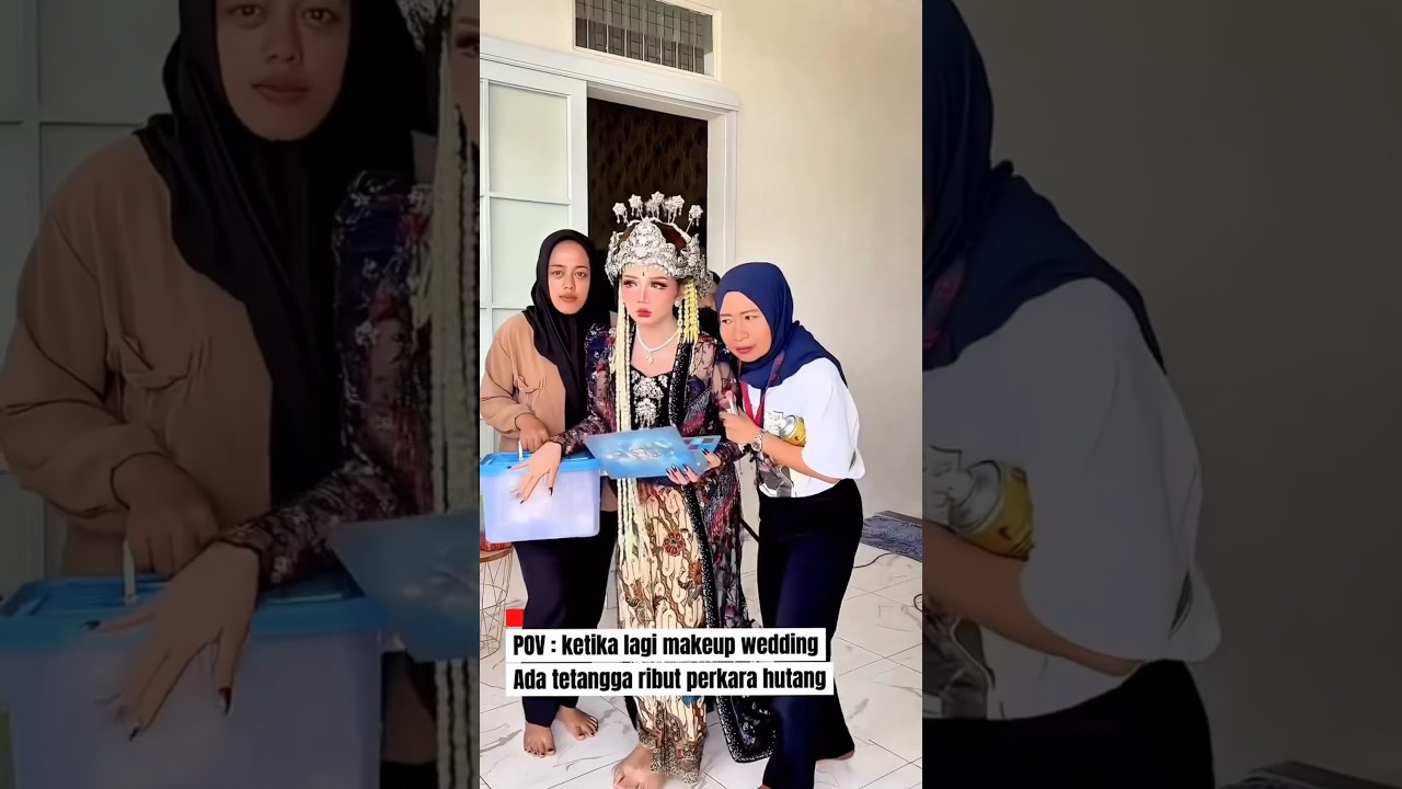 La kok seru #wedding #makeupartist #makeup #shorts