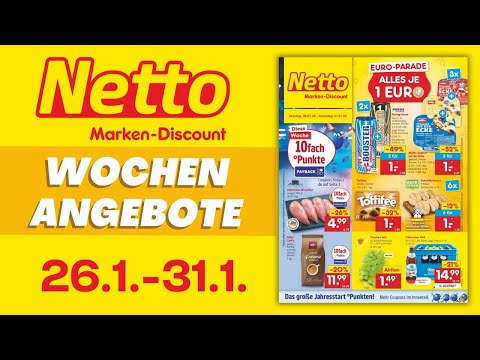 NETTO Prospekt aktuell 📄 Angebote gültig ab Montag 26.01.2026 | Prospekt Check #NETTO