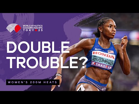 Jefferson-Wooden impresses in 200m heats with 22.24 | World Athletics Championships Tokyo 25