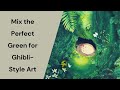 How To Create Studio Ghibli Style Green Colour
