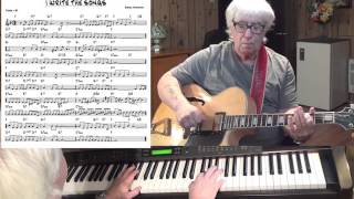 I WRITE THE SONGS - Jazz guitar & piano cover ( Bruce Johnston _