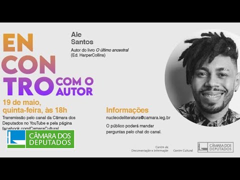 Encontro com o Autor recebe Ale Santos - 19/05/2022