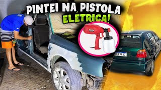 PINTEI MEU GOLF MK3 NA GARAGEM COM UMA PISTOLA ELÉTRICA!!!