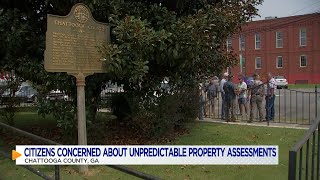 Chattooga County citizens concerned about property assessments