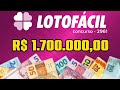 Resultado Da Lotofácil 23 11 23 Concurso 2961