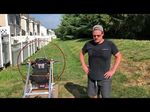 Paramotor Thrust Test Stand - Initial Testing