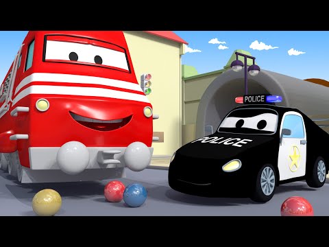 Troy der Zug -  Der Süßigkeitendieb  - Autopolis 🚄 Lastwagen Zeichentrickfilme für Kinder