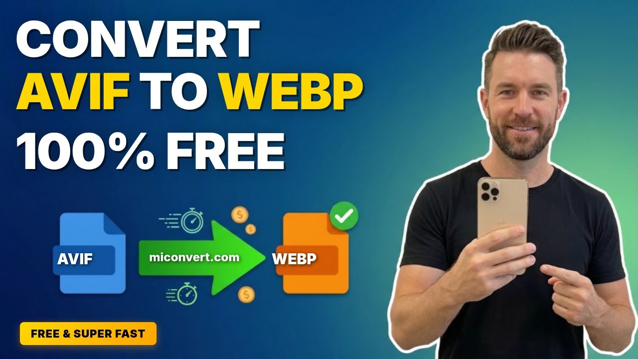 AVIF to WEBP Conversion Made Easy — Free & Fast | MiConvert