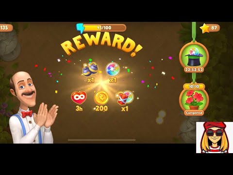 Orangery Flower 🌸 Gardenscapes Level 4509-4511