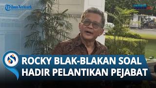 Rocky Gerung Buka Suara soal Hadir di Pelantikan Pejabat: Sebagai Wakil Masyarakat Sipil