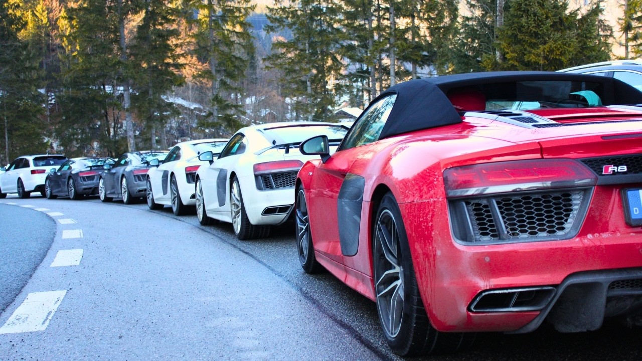 Sports Car Driving Roads Germany
