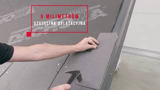 Dachówka PCV Ekoternit EB2 415x415 mm czarna (Zdjęcie 1)