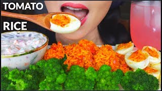 Download lagu ASMR SPICY TOMATO RICE, CUCUMBER ONION RAITA, EGGS, YOGURT SALAD, PINK GUAVA JUICE 番茄饭咀嚼音 먹방 mp3