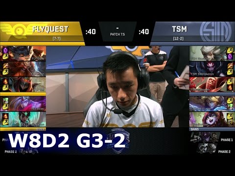 TSM vs FlyQuest Game 2 | S7 NA LCS Spring 2017 Week 8 Day 2 | TSM vs FLY G2 W8D2 1080p